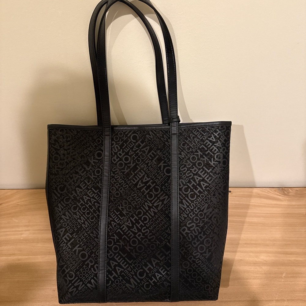 Michael Kors Black Logo Tote